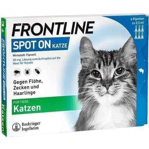 FRONTLINE spot on for cats solution 6 pc Fipronil UK