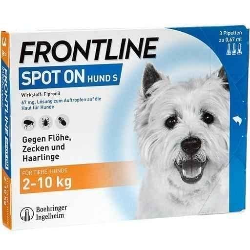 FRONTLINE Spot on H 10 solution for dogs 3 pc Fipronil UK