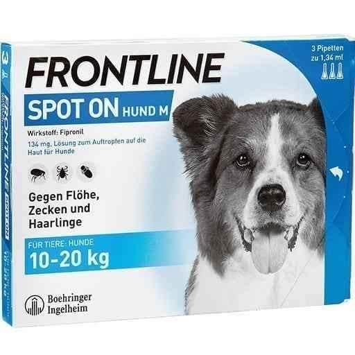 FRONTLINE Spot on H 20 solution for dogs 3 pc UK