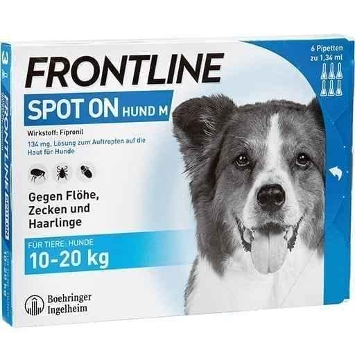 FRONTLINE Spot on H 20 solution for dogs 6 pc UK