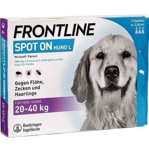 FRONTLINE Spot on H 40 solution for dogs 3 pc UK