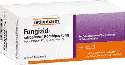 FUNGIZID-ratiopharm clotrimazole 3 vaginal tablet + 20g cream UK