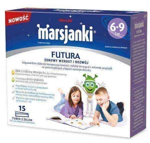 Futura Marsjanki 6-9 years x 15 tubes with gel UK