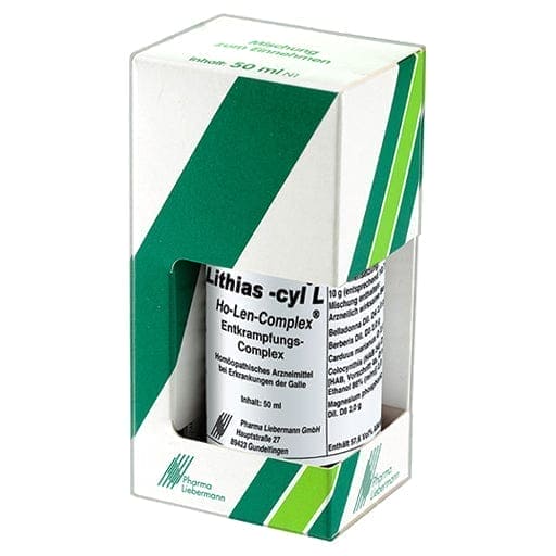 Gallbladder spasm, gallbladder pain, LITHIAS-cyl L Ho-Len-Complex drops UK