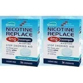 GALPHARM Nicotine Replacement 4mg Lozenges - 2 boxes x 36 pcs (72 total) like nicorette UK