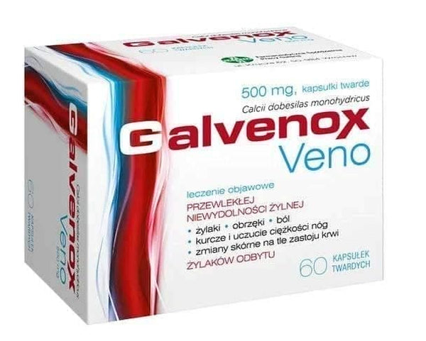 Galvenox Veno x 60 capsules calcium dobesilate monohydrate UK