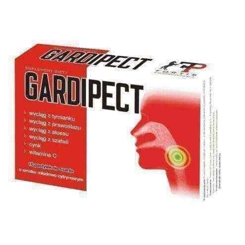 GARDIPECT x 16 tablets, dry throat UK