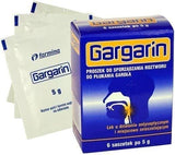 GARGARIN 6 x 5g sachets, against bacteria, fungi, topical pain relief UK