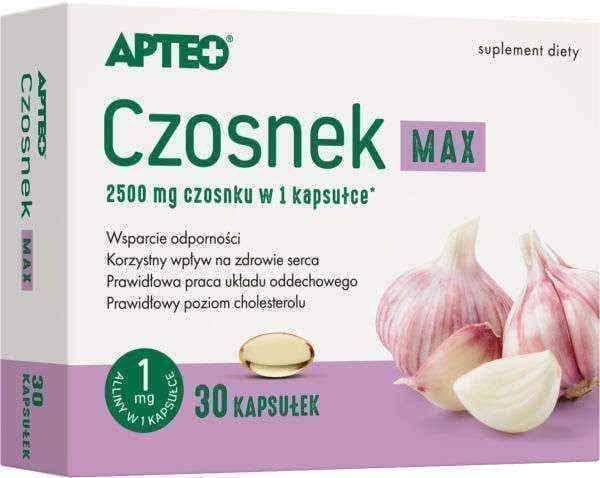 Garlic Max Apteo x 30 capsules UK