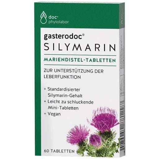 GASTERODOC, Silymarin, milk thistle tablets UK