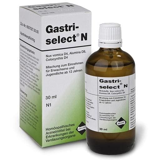 Gastriselect N drops, inflammation, spasms in the gastrointestinal tract UK