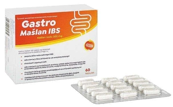 Gastro Maślan IBS, irritable bowel syndrome treatment, inflammatory bowel disease UK