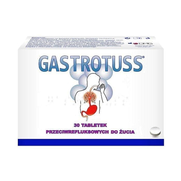 Gastrotuss, gastro-oesophageal, laryngopharyngeal reflux UK