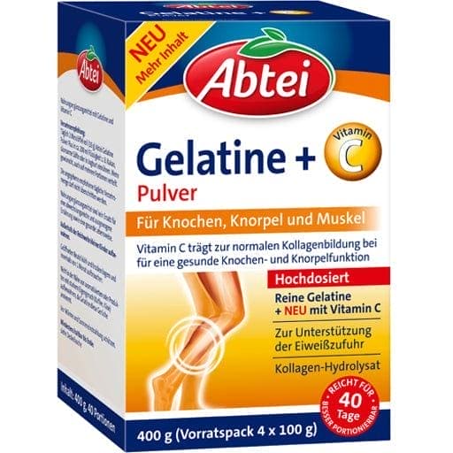 Gelatin, gelatine Plus Vitamin C Powder UK