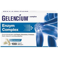 GELENCIUM Enzyme Complex high-dose with bromelain capsules UK