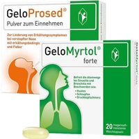 GELOMYRTOL FORTE + GELOPROSED SPARSET UK