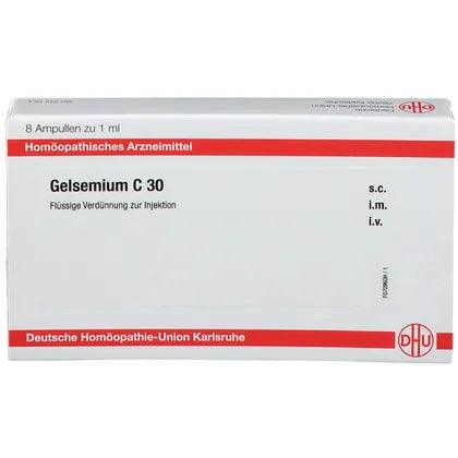 Gelsemium for anxiety, gelsemium homeopathy, GELSEMIUM C 30 ampoules UK