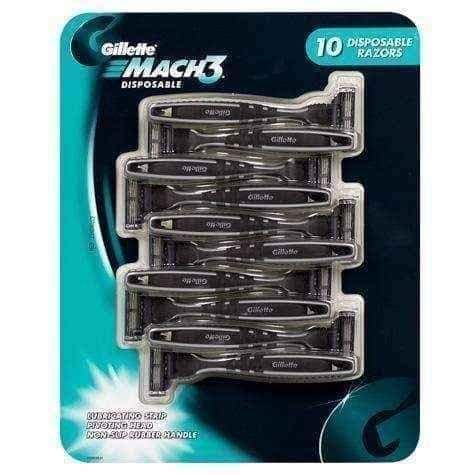 Gillette mach 3 | disposable razors | x10 UK