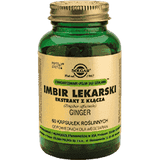 Ginger medicine SOLGAR x 60 capsules UK