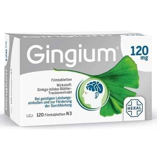 GINGIUM 120 mg film-coated 120 tablets UK