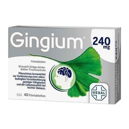 GINGIUM 240 mg film-coated tablets 40 pcs UK