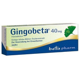 GINGOBETA 40 mg, mild forms of dementia, ginkgo leaf UK