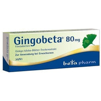 GINGOBETA 80 mg Ginkgo biloba leaf UK