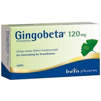 GINGOBETA, ginkgo leaf 120 mg film-coated tablets UK