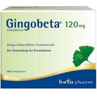 GINGOBETA, ginkgo leaf 120 mg film-coated tablets UK