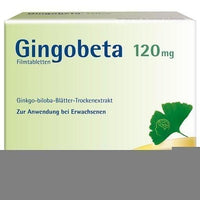 GINGOBETA, ginkgo leaf 120 mg film-coated tablets UK