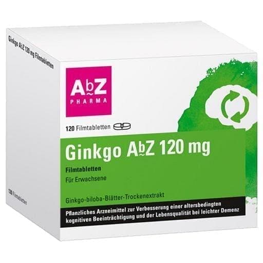 GINKGO AbZ 120 mg Ginkgo biloba leaves UK