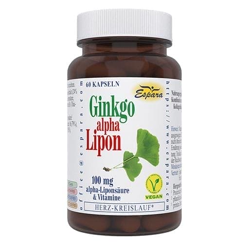 Ginkgo biloba, ALPHA, alpha lipoic acid capsules UK