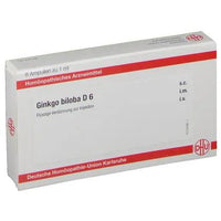 GINKGO BILOBA D 6 ampoules UK