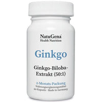 Ginkgo Biloba Extract (50:1), GINKGO CAPSULES UK