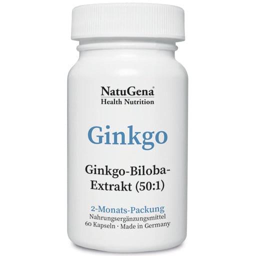 Ginkgo Biloba Extract (50:1), GINKGO CAPSULES UK