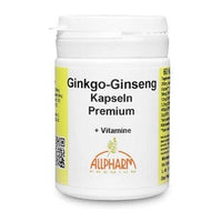 Ginkgo biloba extract, Panax ginseng root extract, GINKGO, GINSENG premium UK