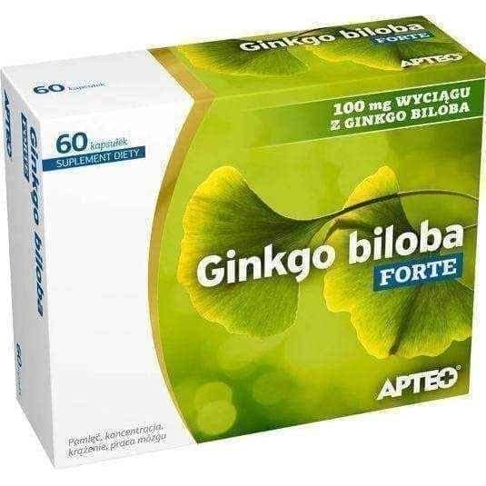 Ginkgo Biloba Forte APTEO x 60 capsules UK