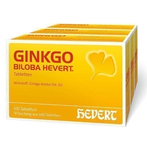 GINKGO BILOBA HEVERT tablets 300 pc UK