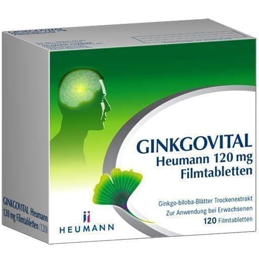 GINKGOVITAL Heumann 120 mg film-coated tablets 120 pc UK