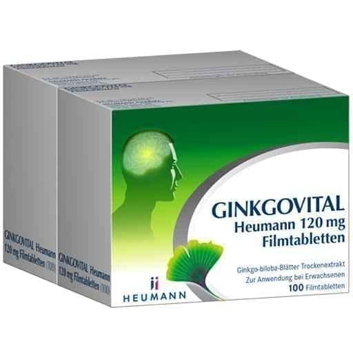 GINKGOVITAL Heumann 120 mg film-coated tablets 200 pc UK