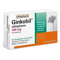 GINKOBIL, 240 mg, dizzy, depression or low mood, ringing in ears UK