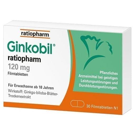 GINKOBIL, ginkgo biloba leaf extract 120 mg UK