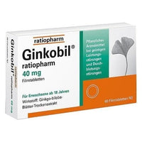 GINKOBIL ratiopharm 40 mg, short term memory loss, memory loss UK