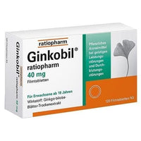 GINKOBIL ratiopharm 40 mg, short term memory loss, memory loss UK