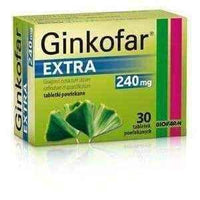 Ginkofar Extra x 30 tablets, brain supplements UK