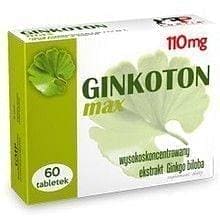 Ginkoton Max, improve memory, memory improvement, Ginkgo biloba UK