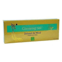 GINSENG 500 oral fluid 10ml x 10 vials, ginseng root, honey UK