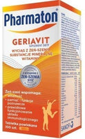 Ginseng, iron, copper, selenium, zinc, Pharmaton Geriavit UK