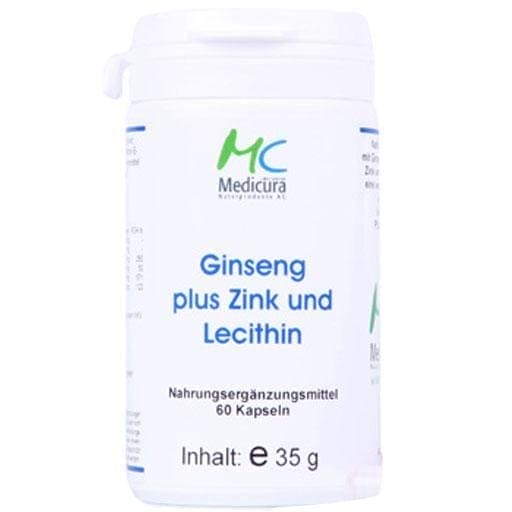 GINSENG PLUS zinc, lecithin capsules UK