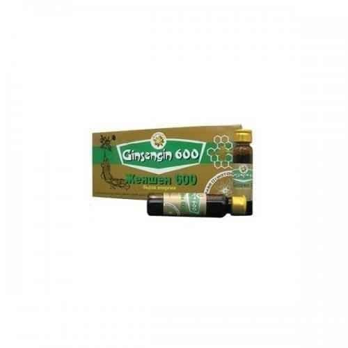 GINSHEN 600 FAST ENERGY 10 bottles of 10 ml. highest ginseng UK